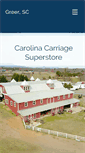 Mobile Screenshot of carolinacarriagesuperstore.com